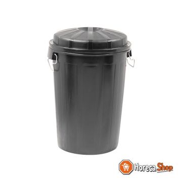 Waste bin including lid 95 liters