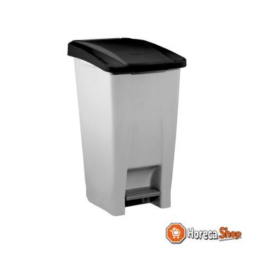 Pedal waste bin, mobile 60l