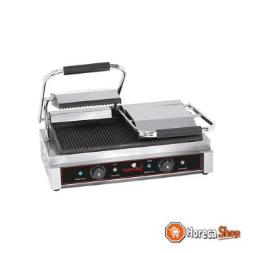 Contactgrill duetto-compact (gegroefd/gegroefd)
