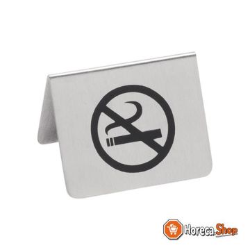 Sign no smoking 2 sided