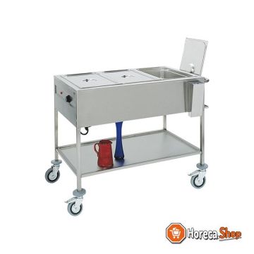 Chariot bain-marie 3   1gn-200mm