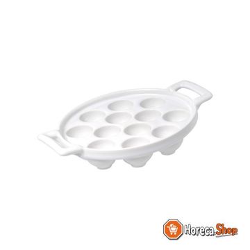 Snail dish 12 compartments