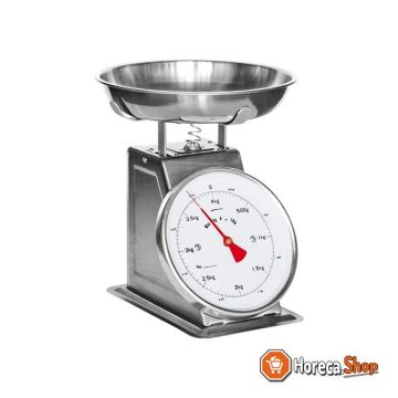 Package scale stainless steel bowl 4 kg