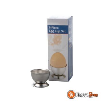 Egg cup stainless steel 45mm per 6 pieces