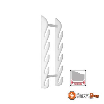 Cutting blade wall stand white
