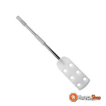 Stirring spatula l.080cm w   holes