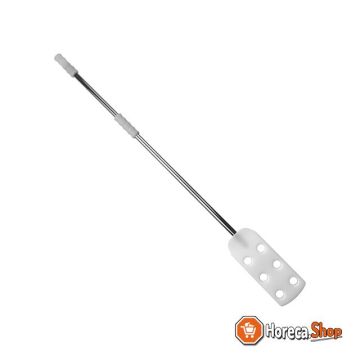 Stirring spatula l.120cm w   holes