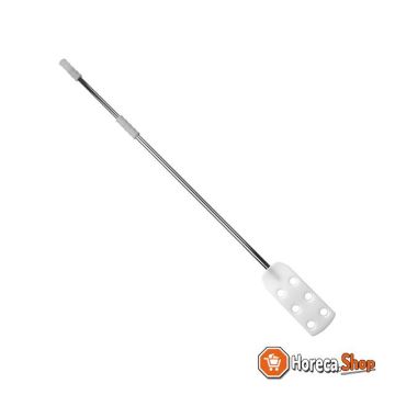 Stirring spatula l.140cm w   holes