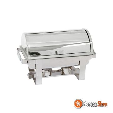 Chafing dish caterch roll top