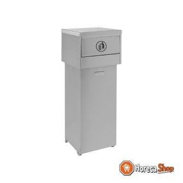 Waste bin stainless steel giant mobile