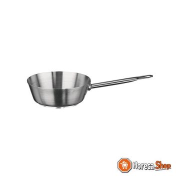 Sauté pan stainless steel 16cm conical