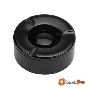 Patio ashtray melamine black
