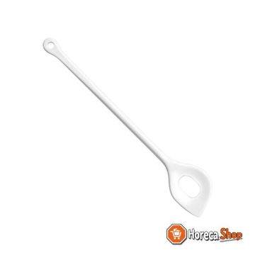 Spoon w   hole white 31cm 0225