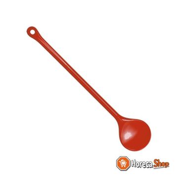Spoon round red 31cm 0221