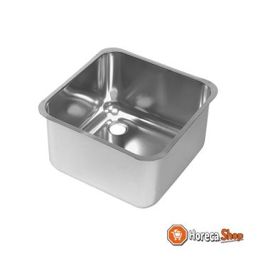 Welded sink stainless steel 40x40x30cm