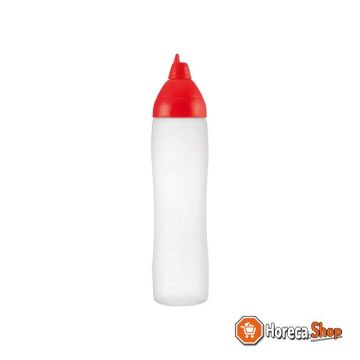 Squeeze   dosing bottle 050cl red