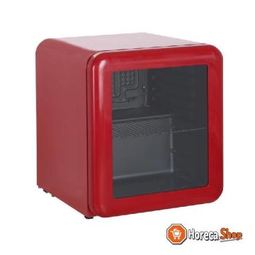 Mini barkoelkast rood | 48 liter | 430x498x(h)500mm