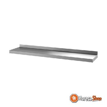 Gi stainless steel wall shelf, 1000 (l) x400 (d) mm.