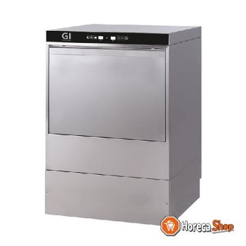 Digitale vaatwasmachine met afvoerpomp, zeepdispenser en breaktank, 50x50cm, 230v