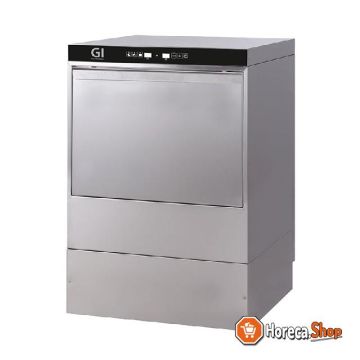 Digitale vaatwasmachine met afvoerpomp en zeepdispenser, 50x50cm, 400v