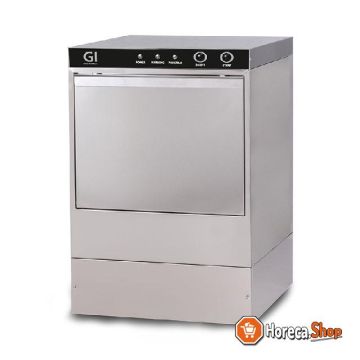Gi dishwasher with drain pump and soap dispenser, 40x40, 230v