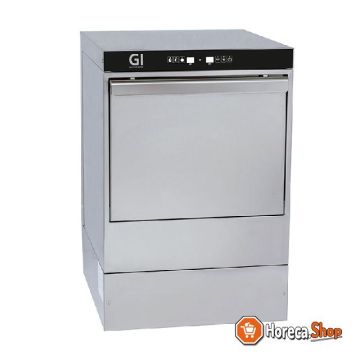 Gi dishwasher with drain pump, soap dispenser and breaktank, 40x40, 230v