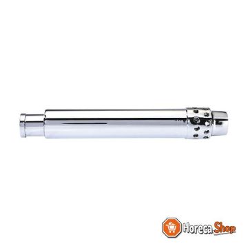 Gi stainless steel overflow pipe with filter, 230mm