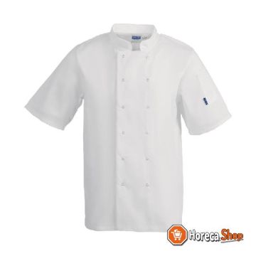 Whites vegas chef s jacket short sleeve white m