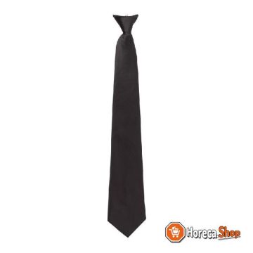 Cravate à pinces noir