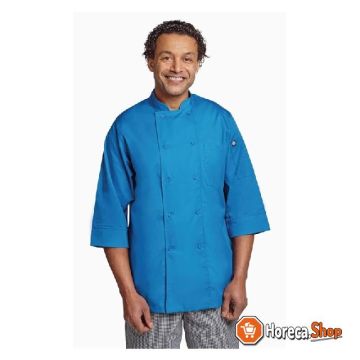 Unisex chef s jacket blue l