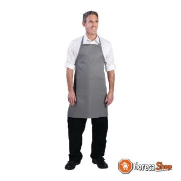 Gray apron