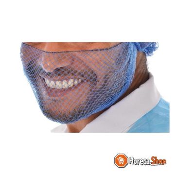 Light blue beard nets