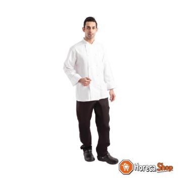 Calgary cool vent unisex chef s jacket white l