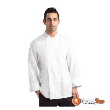 Calgary cool guy unisex chef s jacket white s