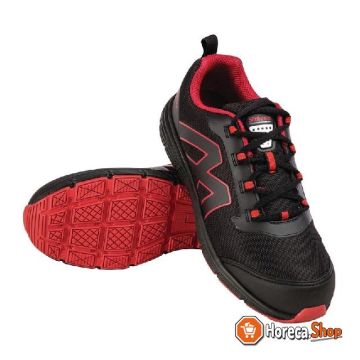 Slipbuster mesh safety shoes black 43