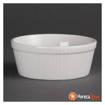 Runde kuchenform aus whiteware 5,3 x 13,4 cm