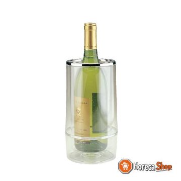 Wine cooler transparent acrylic