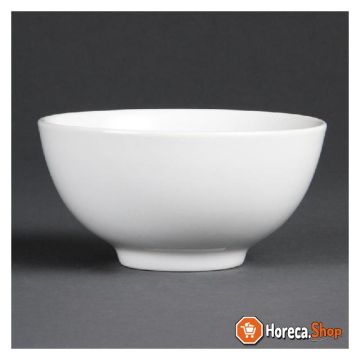 Whiteware rice bowl 13cm
