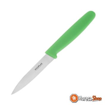Couteau d office  7,5 cm vert