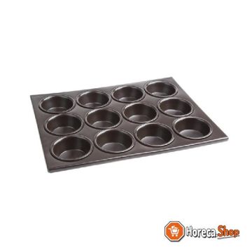 Aluminium anti-kleef bakvorm 12 muffins
