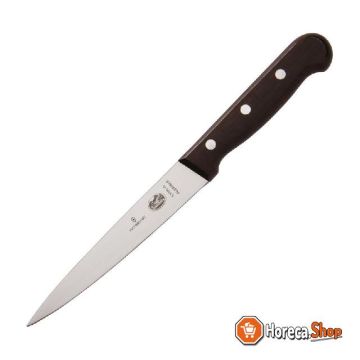 Couteau à fileter  avec manche en bois 15 cm