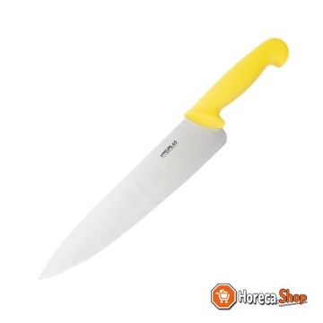 Couteau de chef  25,5 cm jaune