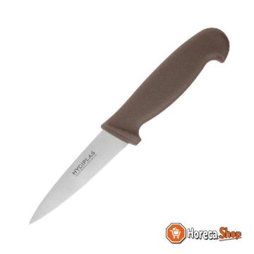 Couteau de bureau  9cm marron