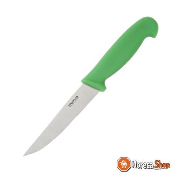 Couteau à légumes dentelé  10cm vert