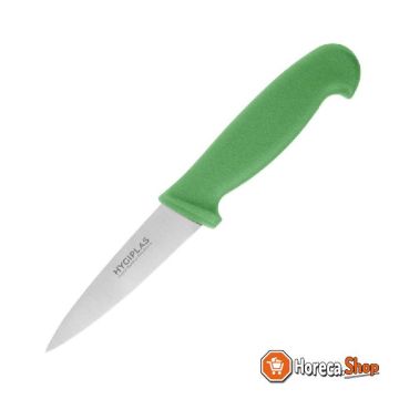 Paring knife 9cm green