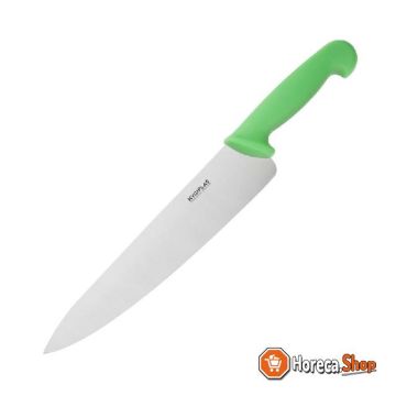 Couteau de chef  25,5 cm vert
