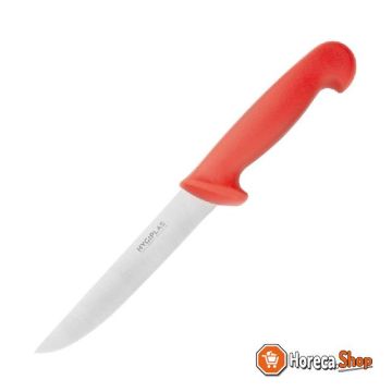 Couteau à désosser  15 cm rouge