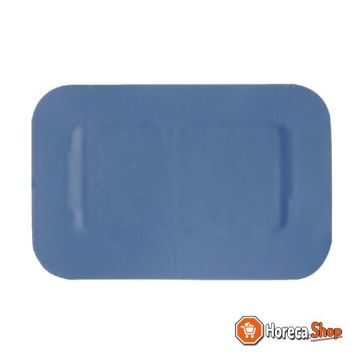 Blue patch plasters
