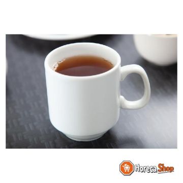 Whiteware stackable mug 28.4cl