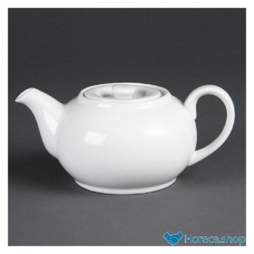 Whiteware teapots 42,6cl